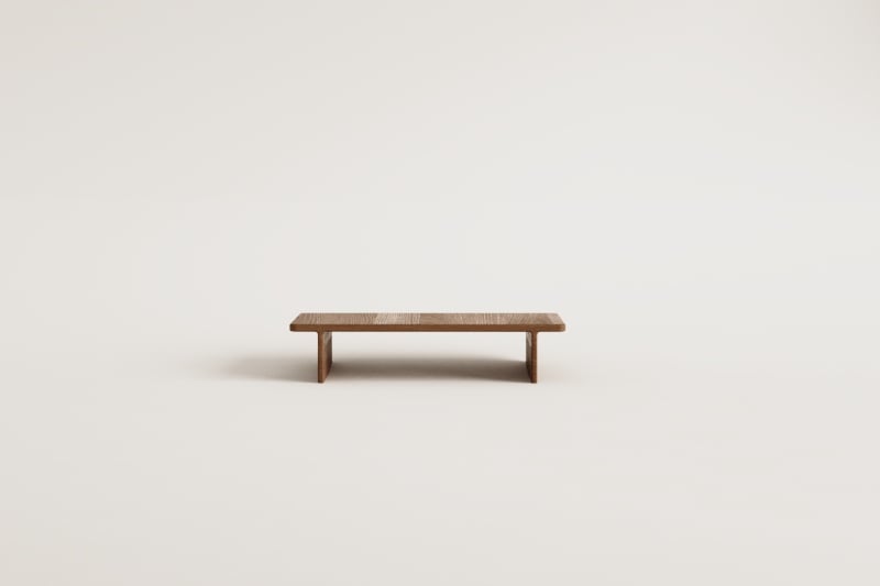 Rechthoekige tuintafel 140x65 cm van Noira acaciahout