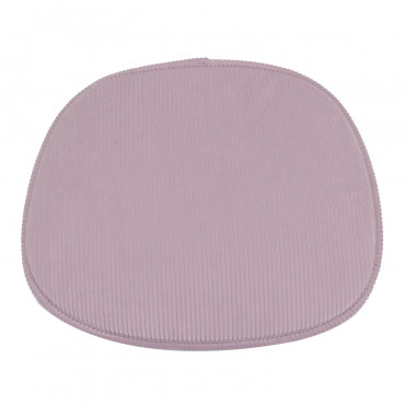 Stoelkussen Scand In Ribfluwelen Bekleding Paars – Lavender - Sklum