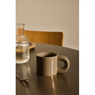 Pack Van 2 Koffiekopjes Van New Bone China 30 Cl Rylvane Moka Bruin - Sklum