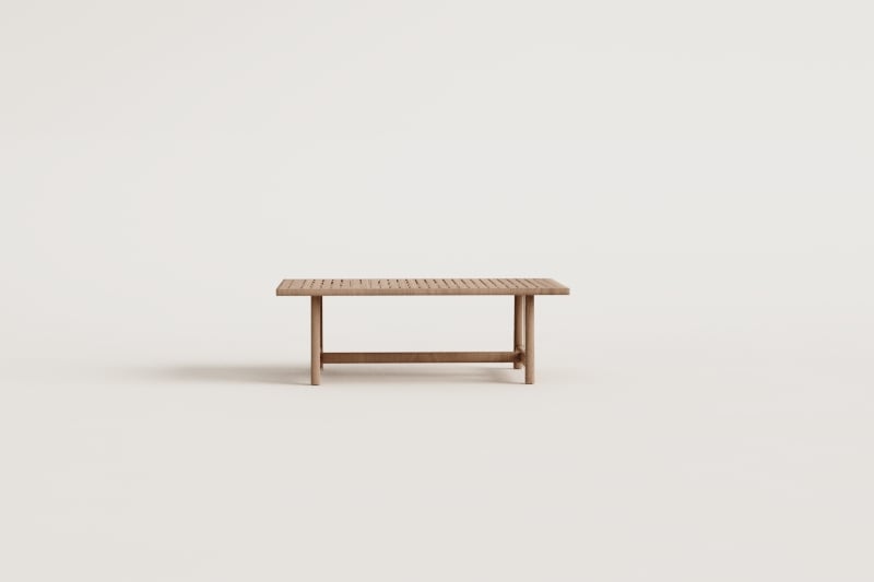 Rectangulaire salontafel 130x75 cm van acaciahout Dubai