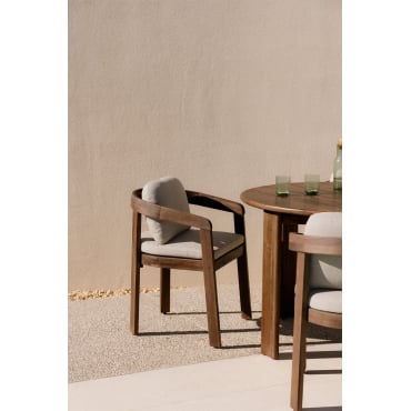 Uleno Acaciahouten Tuinstoel Donker Acaciabruin - Sklum