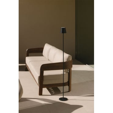 Draadloze Led-vloerlamp Voor Buiten Isona Zwart - Sklum