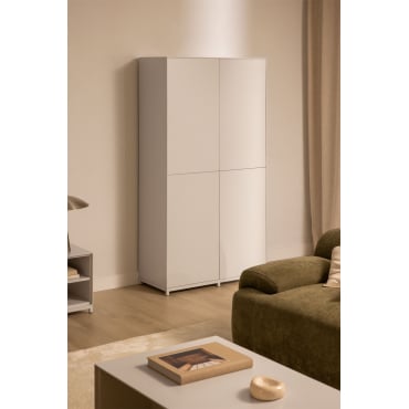 Kivora Mdf Kast Gardenia Wit - Sklum