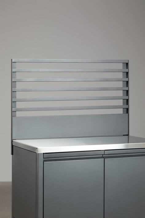 Panel 80x50 cm voor modulaire buitenkeuken van staal Savona