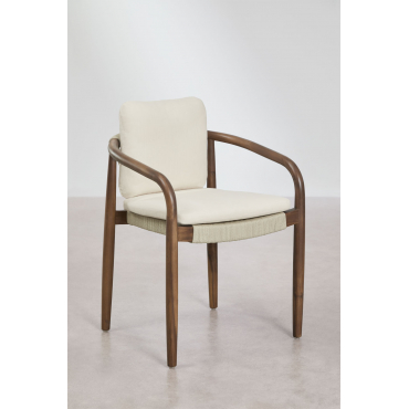 Set Van 4 Tuinstoelen Met Armleuningen In Acacia Giulia Donker Acaciabruin - Sklum