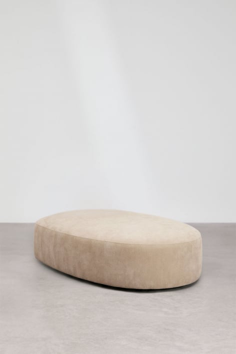 Chaise longue zitting voor modulaire bank Giorgia bekleed