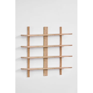 Erisu Wandrek ↔︎120 Cm Van Acaciahout Rustiek Acaciabruin & 4 Schappen - Sklum