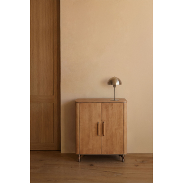 Osaka Dressoir Van Mangohout En Staal ↔︎ 90 Cm - Sklum