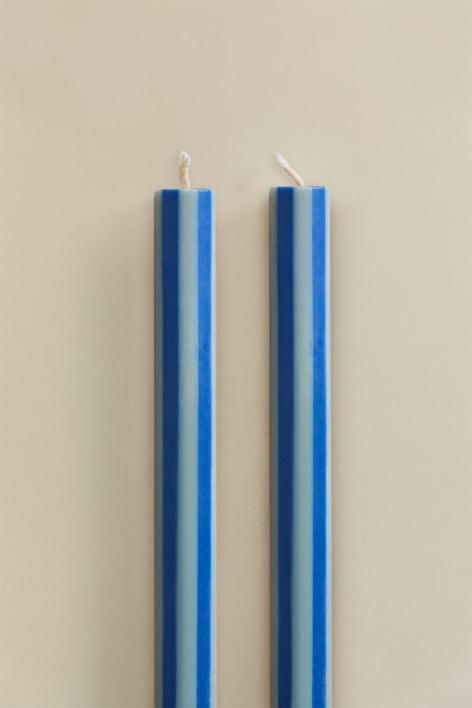 Set van 2 decoratieve kaarsen Soraia