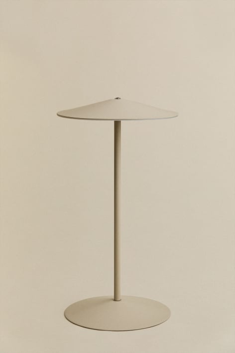 Draadloze LED-tafellamp van ijzer Emilein