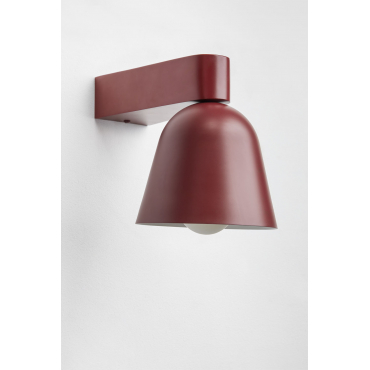 Briavel Ijzeren Wandlamp Voor Badkamer Wijn Rood - Sklum