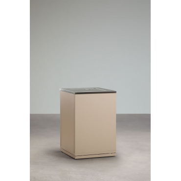 Rivana Stalen Modulaire Buitenkeuken Hoekopbergmodule Tapioca Beige - Sklum