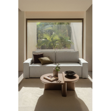 3-zits Slaapbank Bekleed Tampere Stof Gris Glacial - Sklum