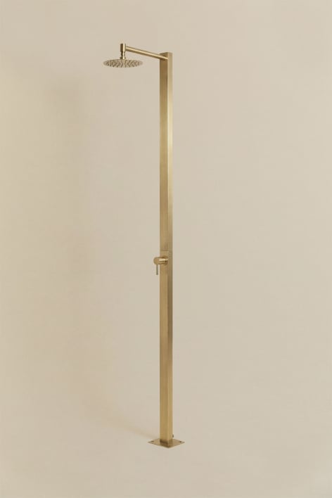 Hernan buiten douche van roestvrij staal