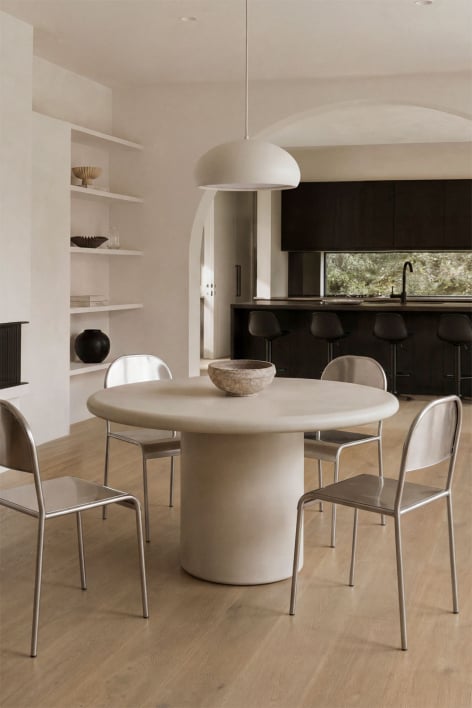 Namara ronde cementen eettafel