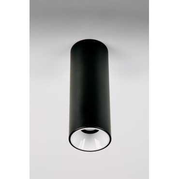 Led-opbouwplafondlamp Rond Ø5,7 Cm Voor Buiten In Aluminium Luisiana Zwart – Wit & Wit Koud 4000k & 6 W & 38o - Sklum