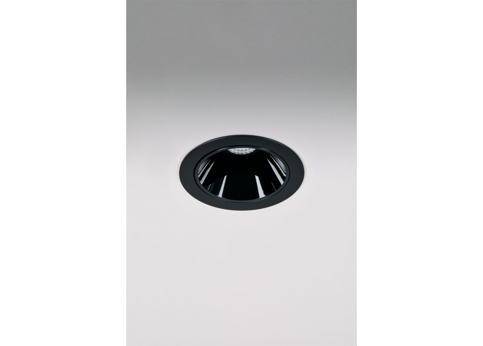 Downlight LED inbouwspot met ronde rand Ø7 cm voor buitengebruik in aluminium Luisiana