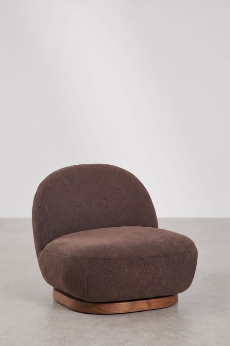 Draaifauteuil in schapenvacht Tatiana