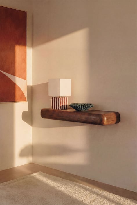 Wandgarderobe console van hout Carmen