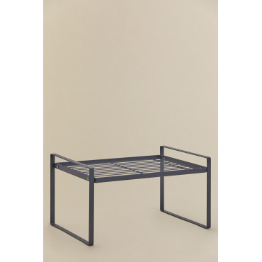 Izarne Ijzeren Opbergrek Grijs – Grafiet & 35 Cm - Sklum