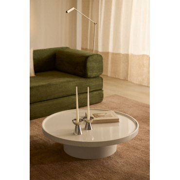 Ronde Salontafel Van Mdf Cirela Ø90 Cm - Sklum