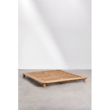 Mangohouten Bed Mariselina Mangohout & 180 X 200 Cm - Sklum