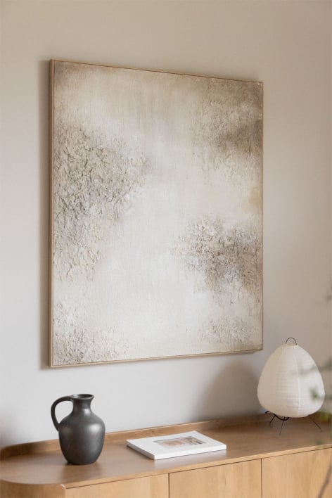 Decoratief schilderij 100x120 cm met gipsstructuur Bestue
