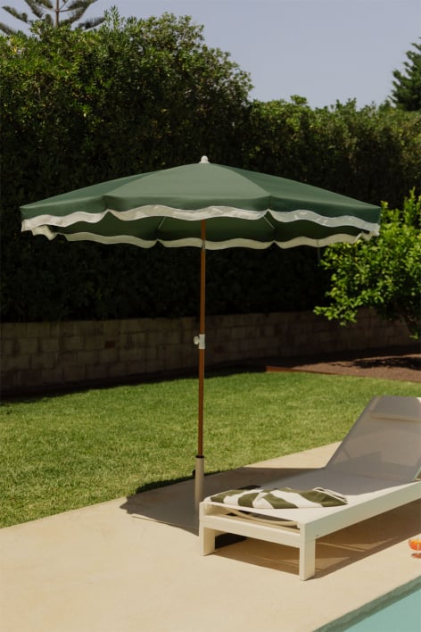 Jarko parasol Ø230 cm in stof en staal