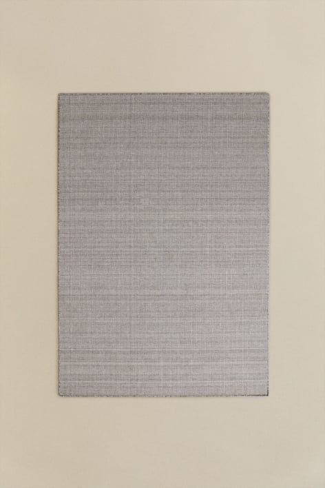 Rechthoekig tapijt van polyethyleen Fadrique - Licht Taupe Grijs