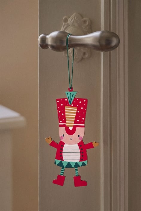 Pack van 3 kerstversieringen van MDF Vaufel
