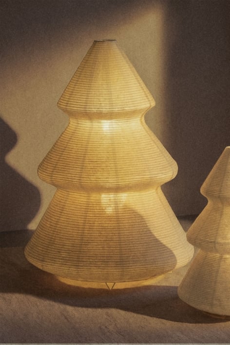 Lichtgevende kerstboom van linnen Roulmi