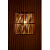 Rotan Plafondlamp (Ø30 cm) Kub, miniatuur afbeelding 4