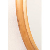 Ronde rotan wandspiegel (Ø53,5 cm) Daro, miniatuur afbeelding 5