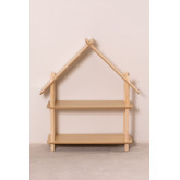 Open kast met 2 houten planken Zita Kids, miniatuur afbeelding 3