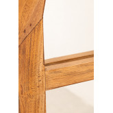 Spiegel van gerecycled hout met raameffect (149x87 cm) Vient, miniatuur afbeelding 5