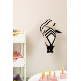 Dierenhoofd Zebra Kids, miniatuur afbeelding 1