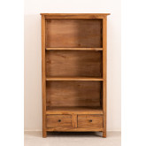 Set van 2 boekenkasten van gerecycled hout Jara, miniatuur afbeelding 3