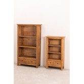 Set van 2 boekenkasten van gerecycled hout Jara, miniatuur afbeelding 2