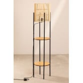Bamboe Vloerlamp met Planken Loopa, miniatuur afbeelding 2