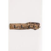 Wandkapstok van gerecycled hout Trunc, miniatuur afbeelding 2