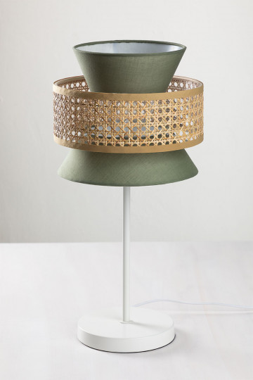 Rotan plafondlamp Ausnby 37cm van Eglo kopen