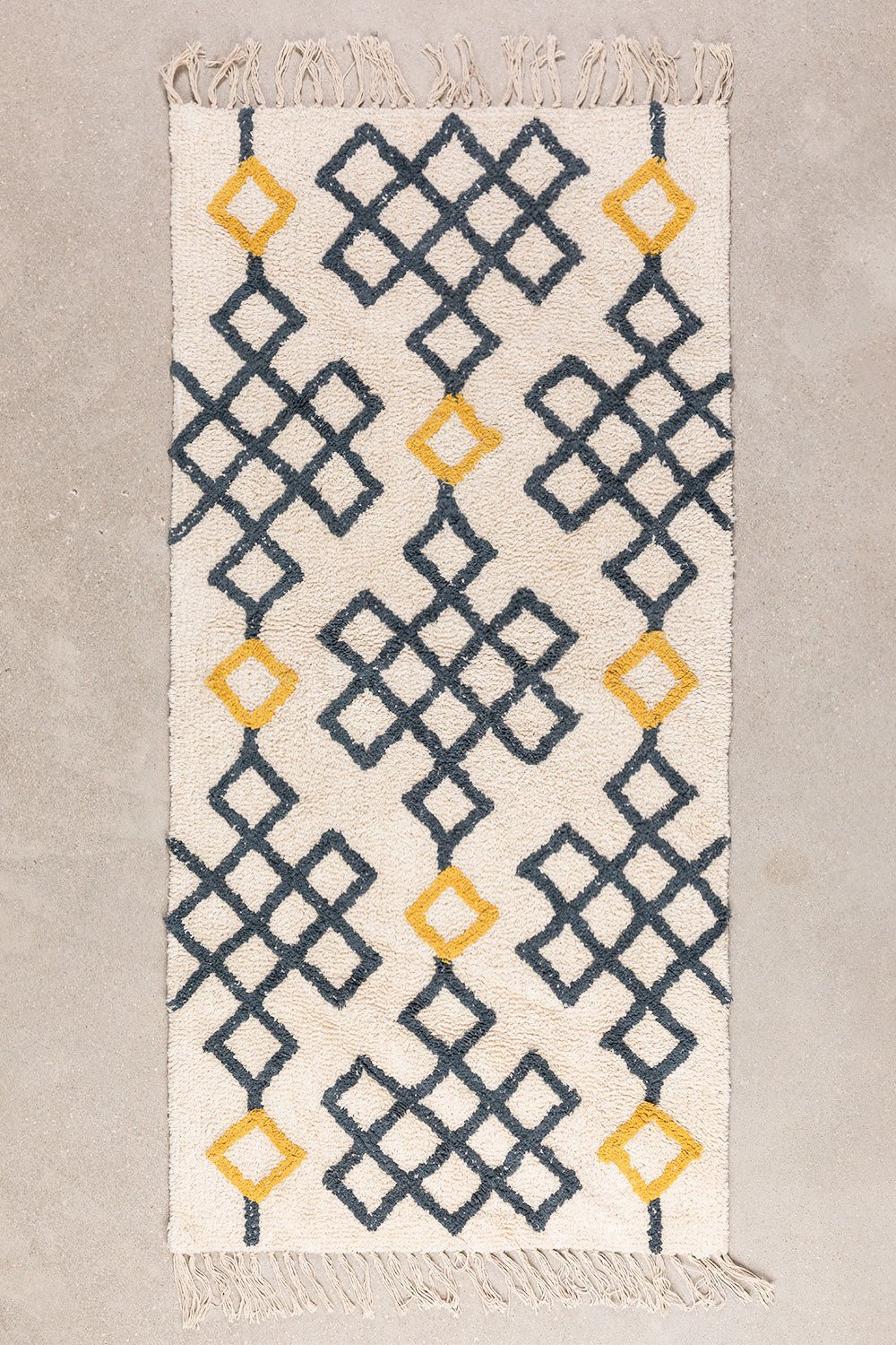 Katoenen vloerkleed (161x71 cm) Mandi, galerij beeld 1