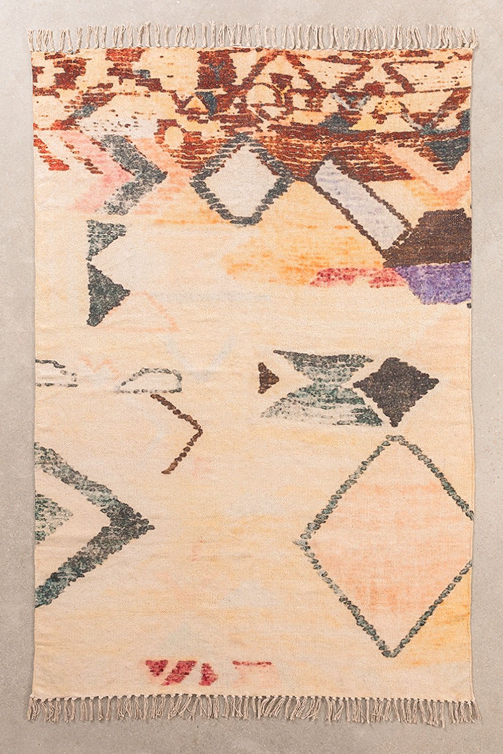 Katoenen vloerkleed (185x122 cm) Zubeyr, galerij beeld 1