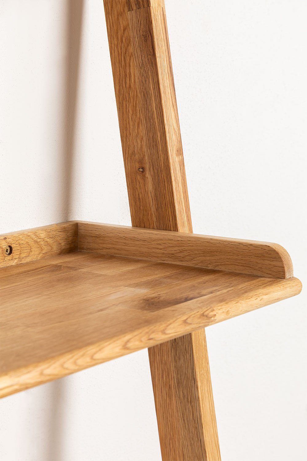 Eikenhouten bureau met plank Zina Style, galerij beeld 4