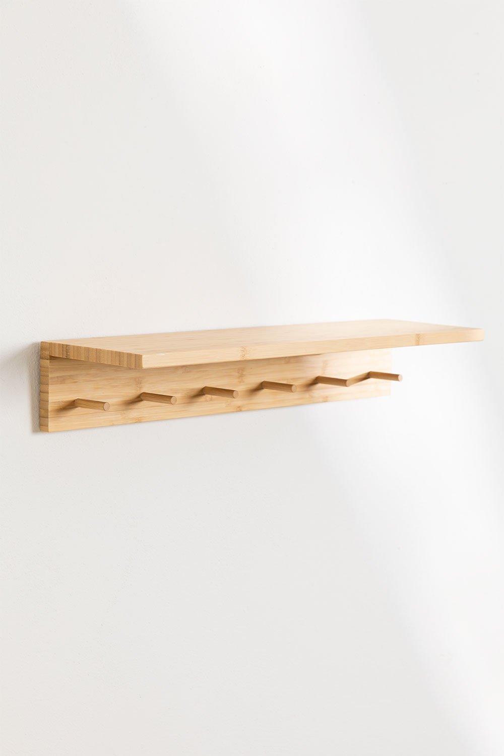 Bamboe Wandkapstok plank Gari - SKLUM