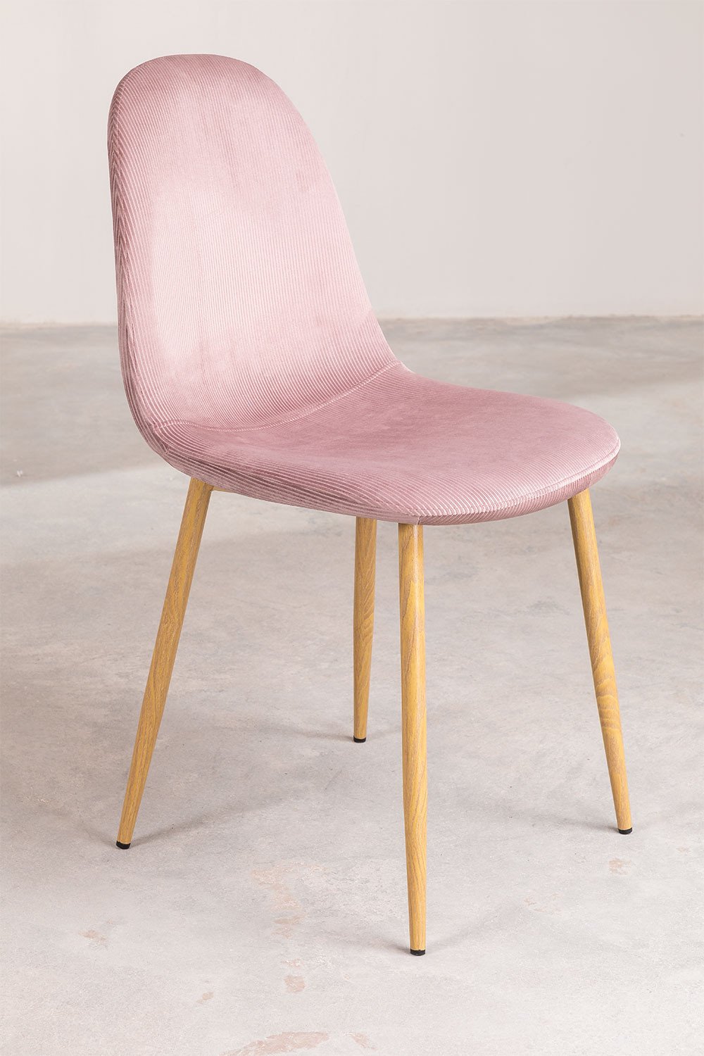 Pak 2 eetkamerstoelen in Glamm corduroy, galerij beeld 2