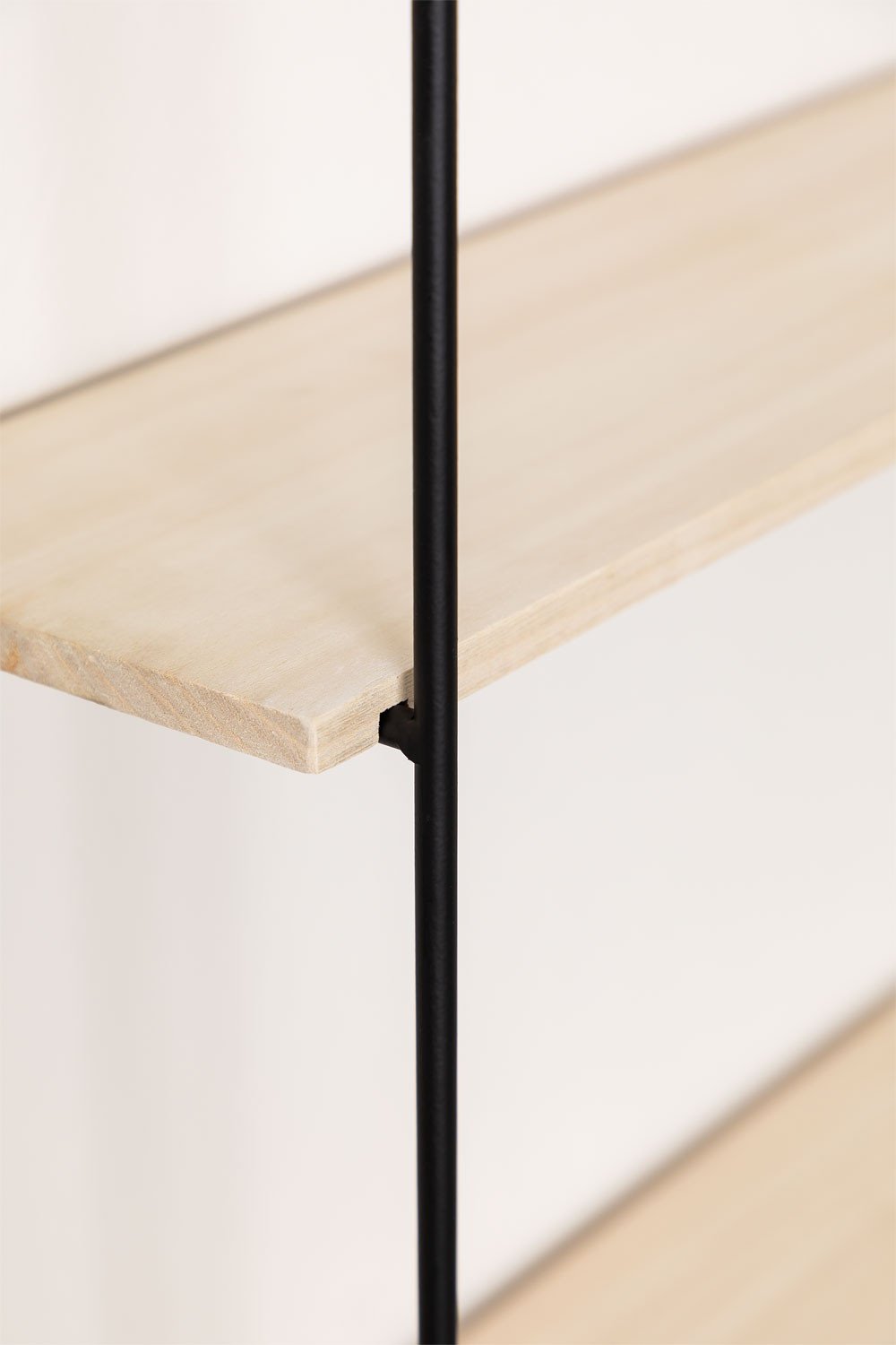 Wandrek van hout en staal Arison , galerij beeld 6