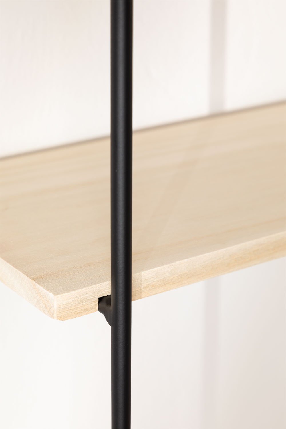 Wandrek van hout en staal Arison , galerij beeld 5