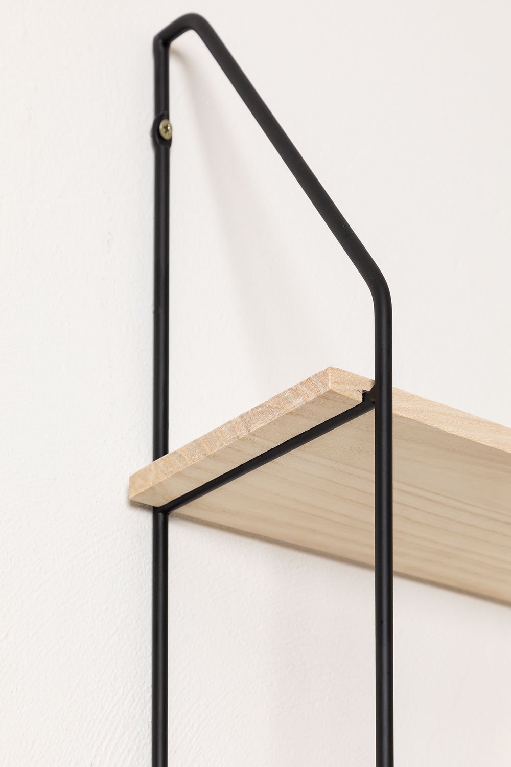 Wandrek van hout en staal Arison , galerij beeld 4