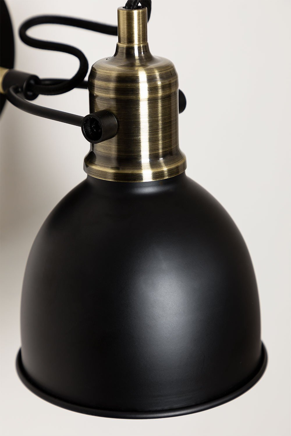 Draaibare metalen wandlamp Louise, galerij beeld 5